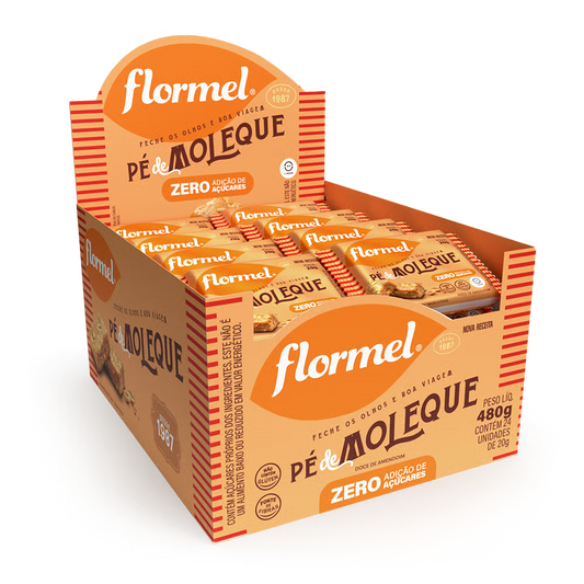 PÉ DE MOLEQUE ZERO AÇUCAR FLORMEL  20G