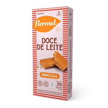 DOCE DE LEITE ZERO AÇUCAR FLORMEL 20G
