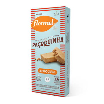 PAÇOCA ZERO AÇUCAR FLORMEL 20G