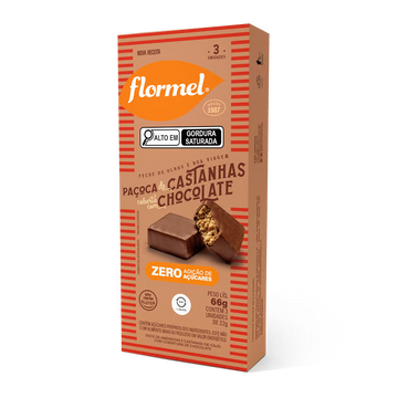 PAÇOCA  COM CHOCOLATE ZERO FLORMEL 22G
