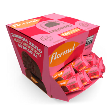 BOMBOM RECHEADO FLORMEL 18X12G