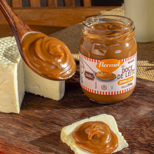 DOCE DE LEITE CREMOSO ZERO AÇUCAR FLORMEL 210G