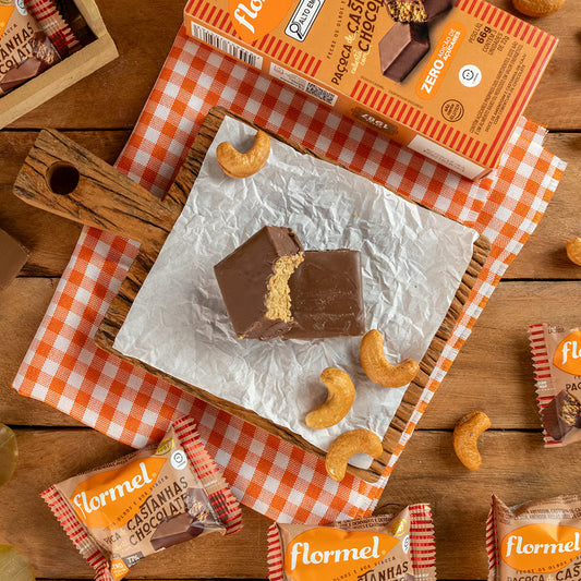 PAÇOCA  COM CHOCOLATE ZERO FLORMEL 22G