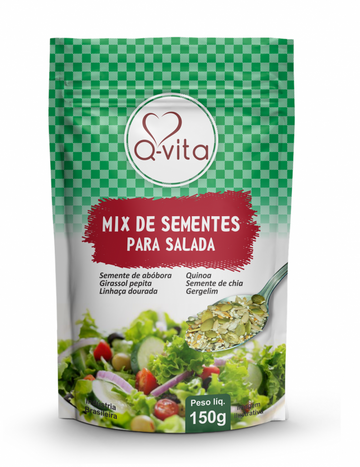 MIX DE SEMENTES PARA SALADA Q-VITA 150G