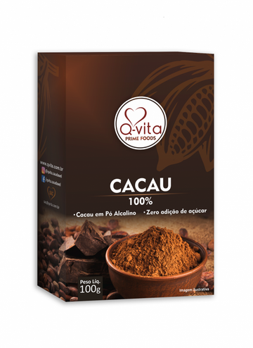 CACAU EM PÓ Q-VITA 100G