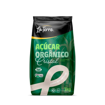 AÇUCAR CRISTAL ORGÂNICO LA TERRE 1KG