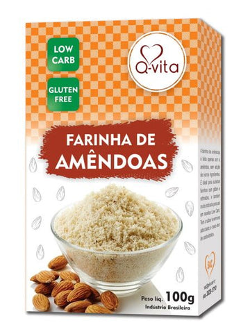 FARINHA DE AMENDOAS Q-VITA 100G