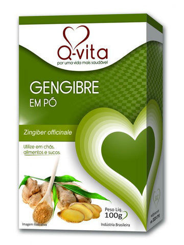 GENGIBRE EM PÓ  Q-VITA 100G