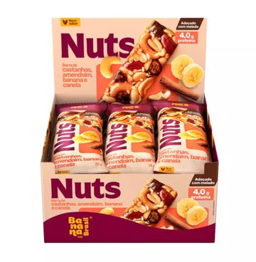 BARRA NUTS BANANA BRASIL 12X25G