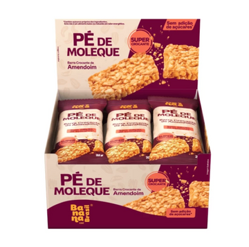 BARRA PÉ DE MOLEQUE BANANA BRASIL 16X20G