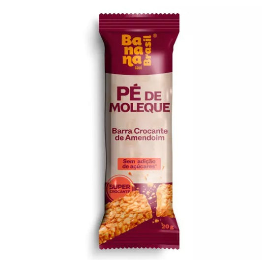 BARRA PÉ DE MOLEQUE BANANA BRASIL 16X20G