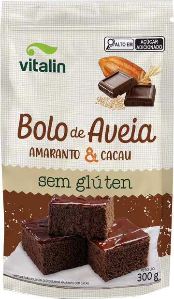 MISTURA PARA BOLO DE AVEIA VITALIN 300G