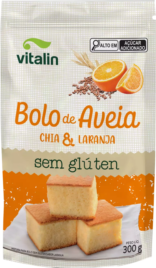 MISTURA PARA BOLO DE AVEIA VITALIN 300G