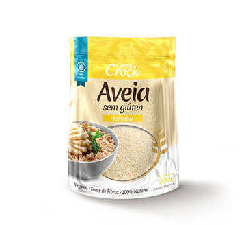 FARINHA DE AVEIA SEM GLÚTEN LEVE CROCK 200G