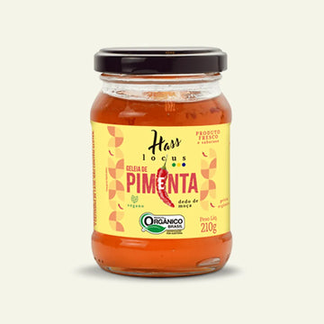 GELEIA ORGANICA DE PIMENTA HASS 210G