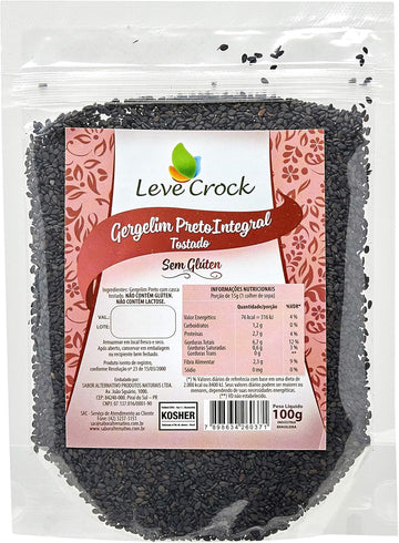 GERGELIN PRETO LEVE CROCK 100G
