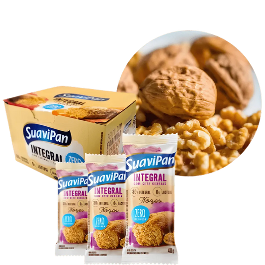 BOLINHO ZERO AÇUCAR E ZERO LACTOSE  SUAVIPAN 12X40G