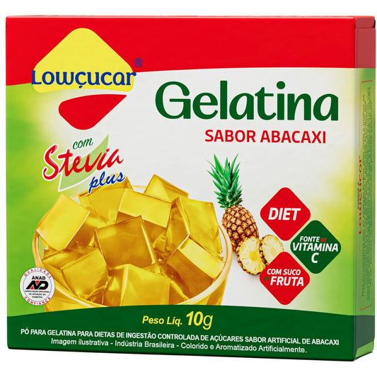 GELATINA STEVIA PLUS LOWÇUCAR 10G
