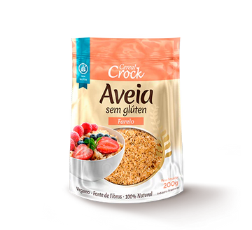 FARELO DE AVEIA LEVE CROCK 200G