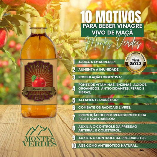 VINAGRE DE MAÇA MONTES VERDES 530ML